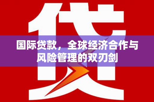 普宁国际贷款，全球经济合作与风险管理的双刃剑