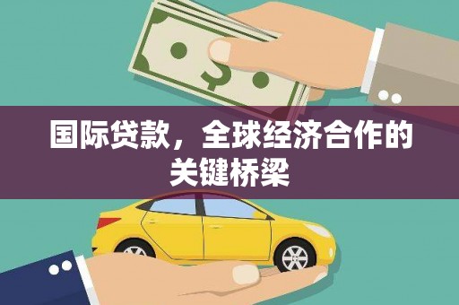 普宁国际贷款，全球经济合作的关键桥梁