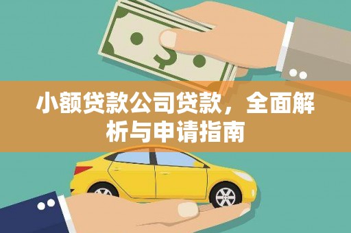 普宁小额贷款公司贷款，全面解析与申请指南