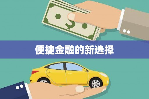 普宁便捷金融的新选择