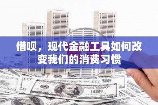 普宁借呗，现代金融工具如何改变我们的消费习惯