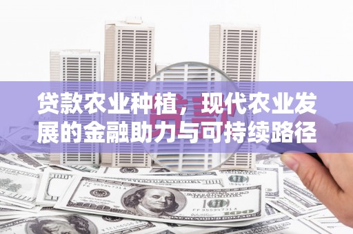 普宁贷款农业种植，现代农业发展的金融助力与可持续路径