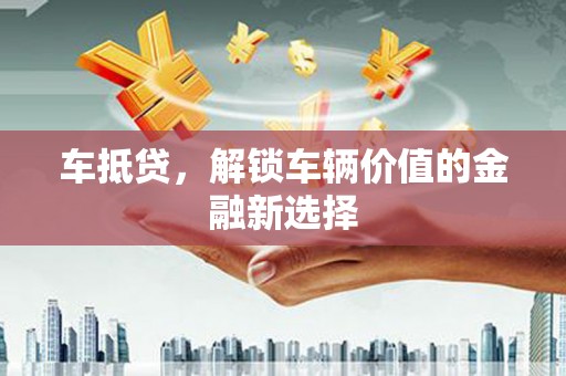 普宁车抵贷，解锁车辆价值的金融新选择