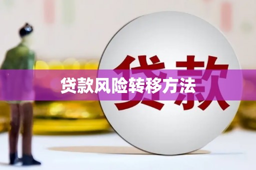 普宁贷款风险转移方法