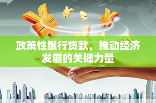 普宁政策性银行贷款，推动经济发展的关键力量