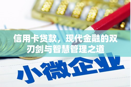 普宁信用卡贷款，现代金融的双刃剑与智慧管理之道
