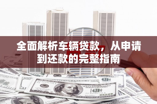 普宁全面解析车辆贷款，从申请到还款的完整指南